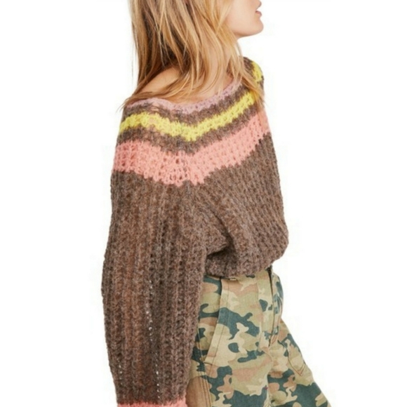 FREE PEOPLE Reach For The Stars Sweater Small - Picture 4 of 6